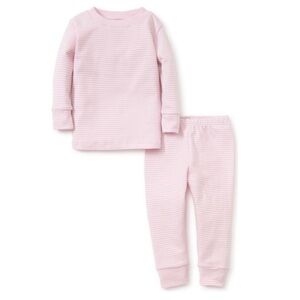 Kissy kissy pink and white striped pajamas